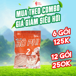 Mồi Câu Rô Phi KIM LONG Số 2 280g (Vị Mới)