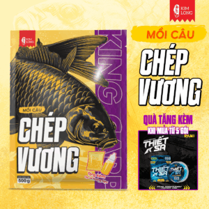 Mồi Câu Chép Vương KIM LONG 500g