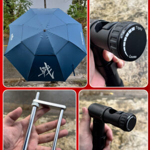 [HTL] Dù Câu Cao Cấp HANDING Chiến 360 Xanh Khói #240