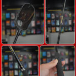 [HTL 78 ] - Muỗng Vẩy Mồi Carbon HANDING màu đen - 80cm