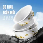 Bộ Thau Trộn Mồi HANDING 2025